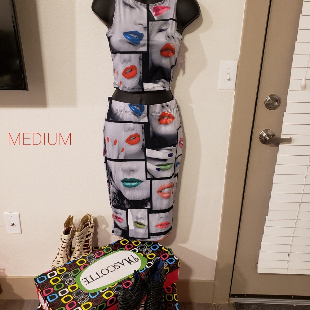 2 piece skirt set